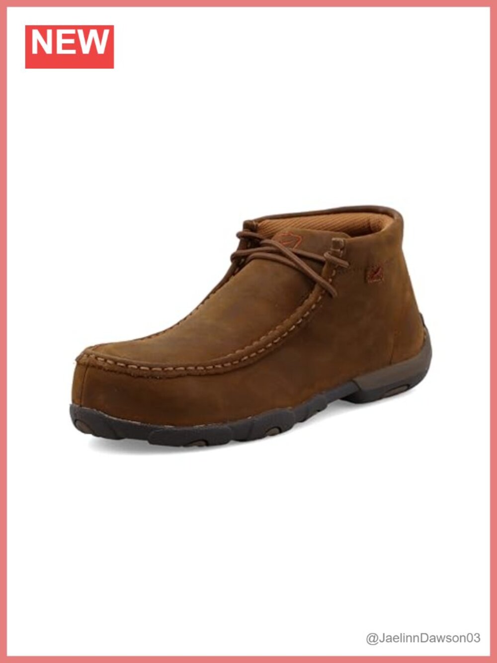 Steel Toe Work Chukka Slip-On Leather